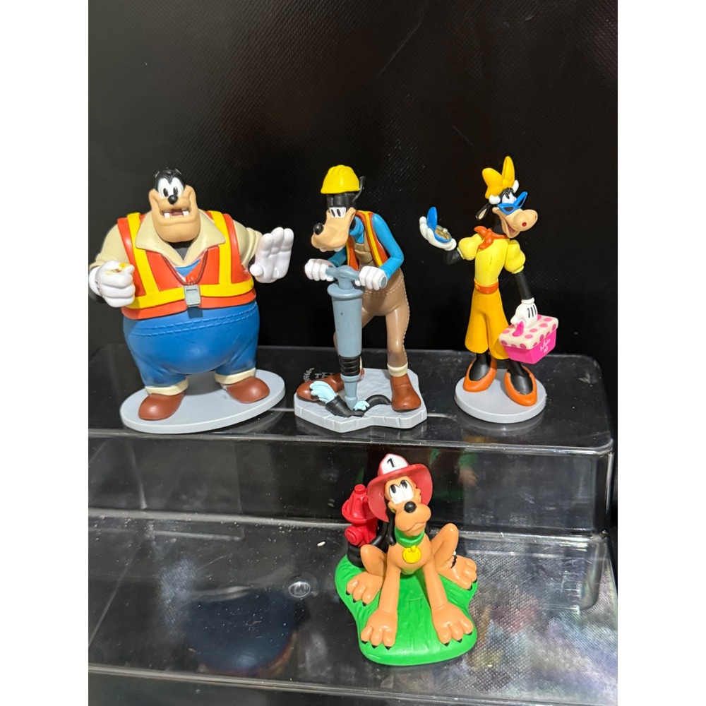 Disney Characters Goofy Pete‎ Pluto Figurines Set